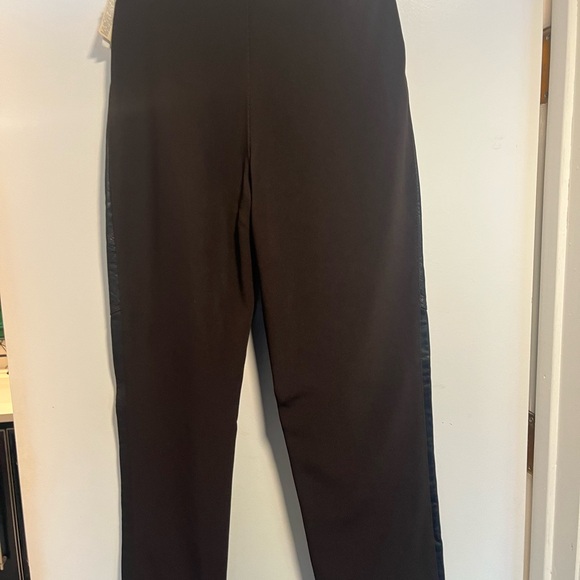 Vintage Deadstock Vegan Brown Leather Pants Size Medium. - Picture 3 of 5